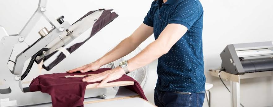 A professional is garment printing London