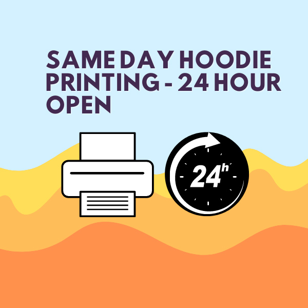 same day hoodie printing in London