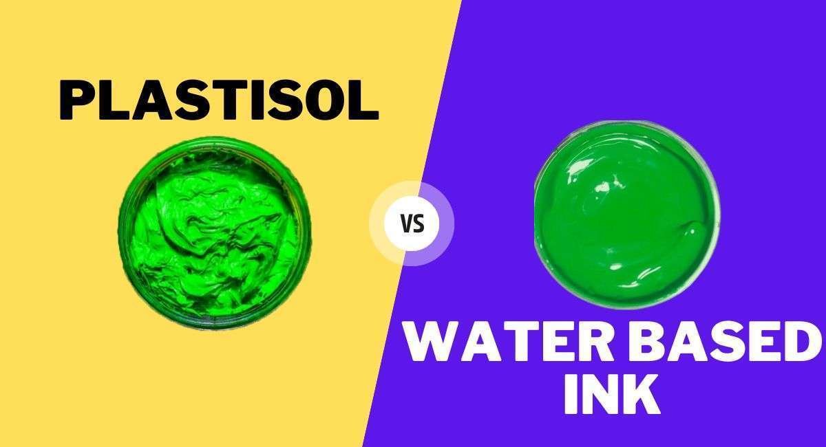 plastisol vs water base ink