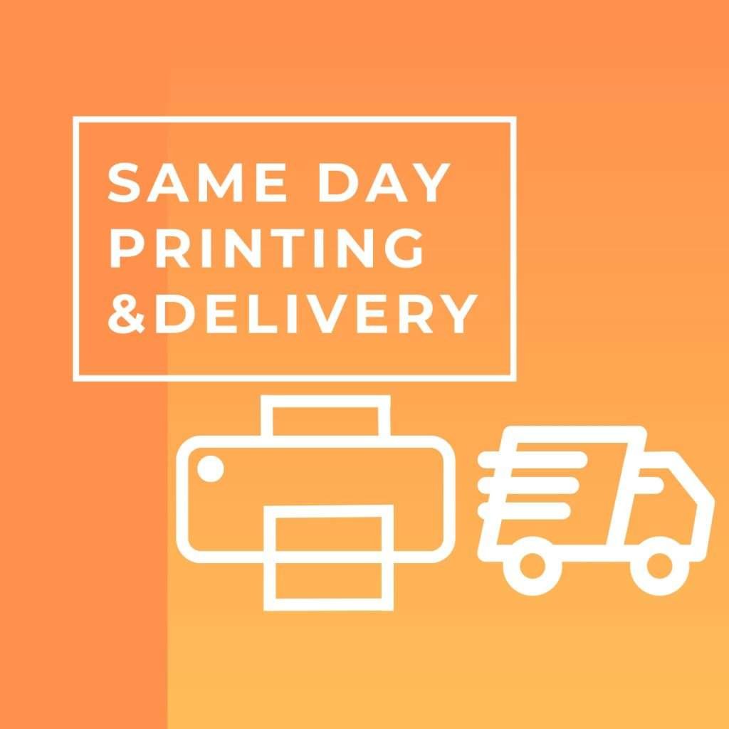 same day t shirt printing and delivery