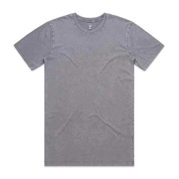 MENS STONE WASH STAPLE TEE - 5040 - AS Colour