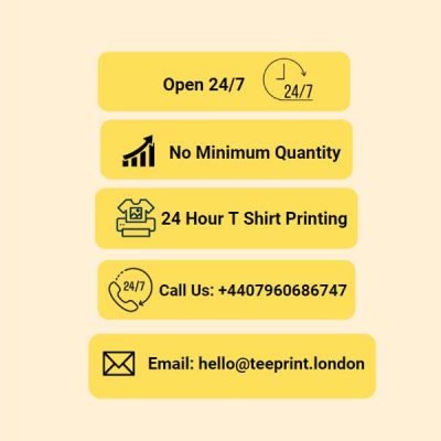 t shirt printing sevices in London